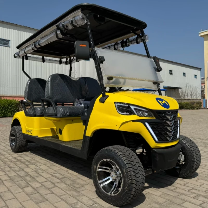 Utility Vehicle New Energy Hunting Buggy Street Legal Electric Golf Sightseeing Car 48v Off Road  6 Seat Electric Golf Carts