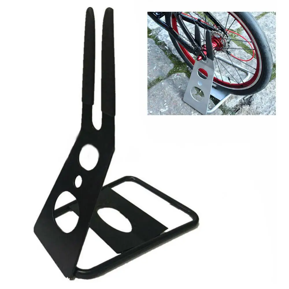 Universal Triangle Rear Hub Mount Mountain Bike Bicycle Display Stand Floor Parking Bicycle Storage Instant Rack Bracket