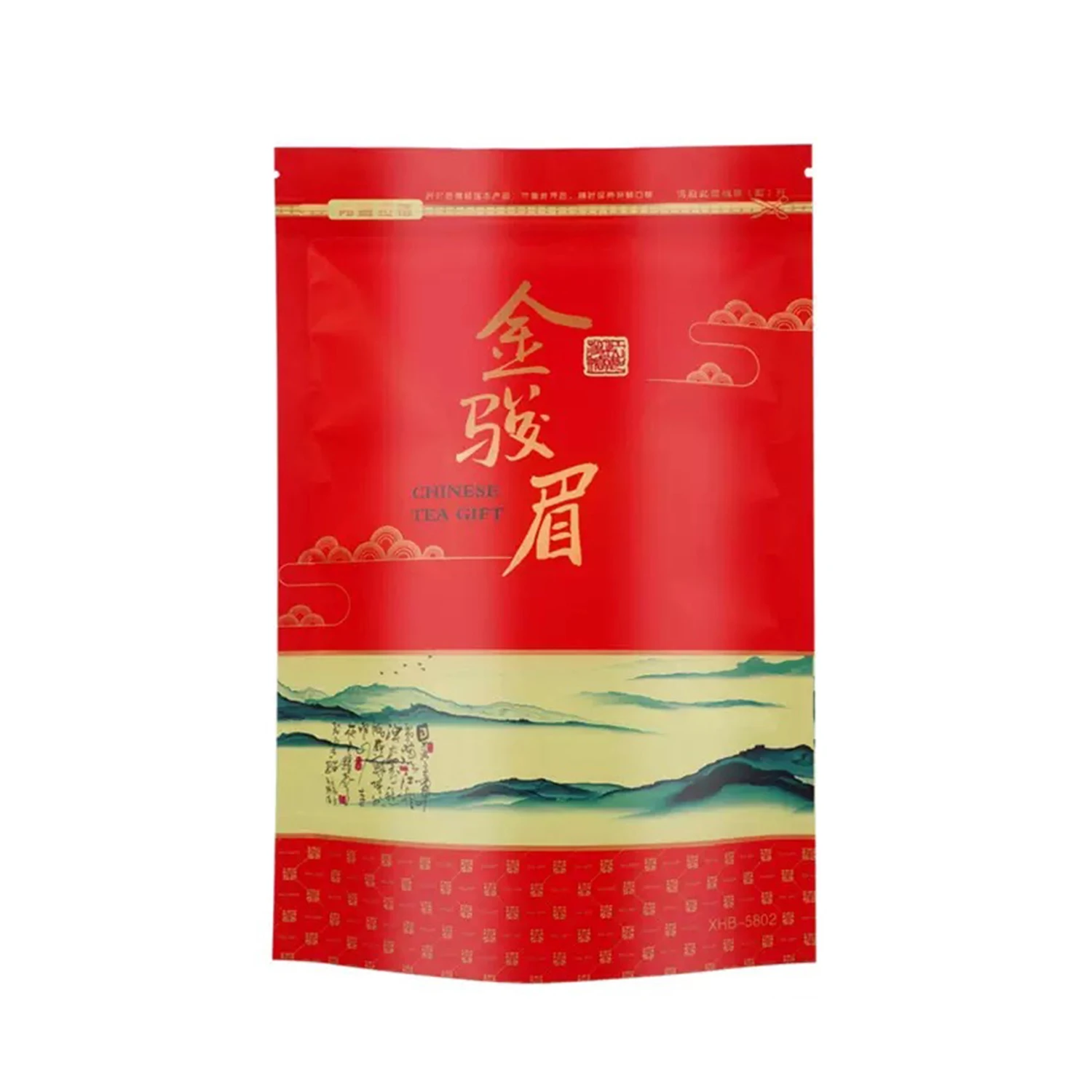 الصينية لونغ جينغ طقم شاي أكياس بسحاب Dahongpao Biluochun الشاي الأخضر القابلة لإعادة التدوير ختم التعبئة حقيبة لا أكياس التعبئة