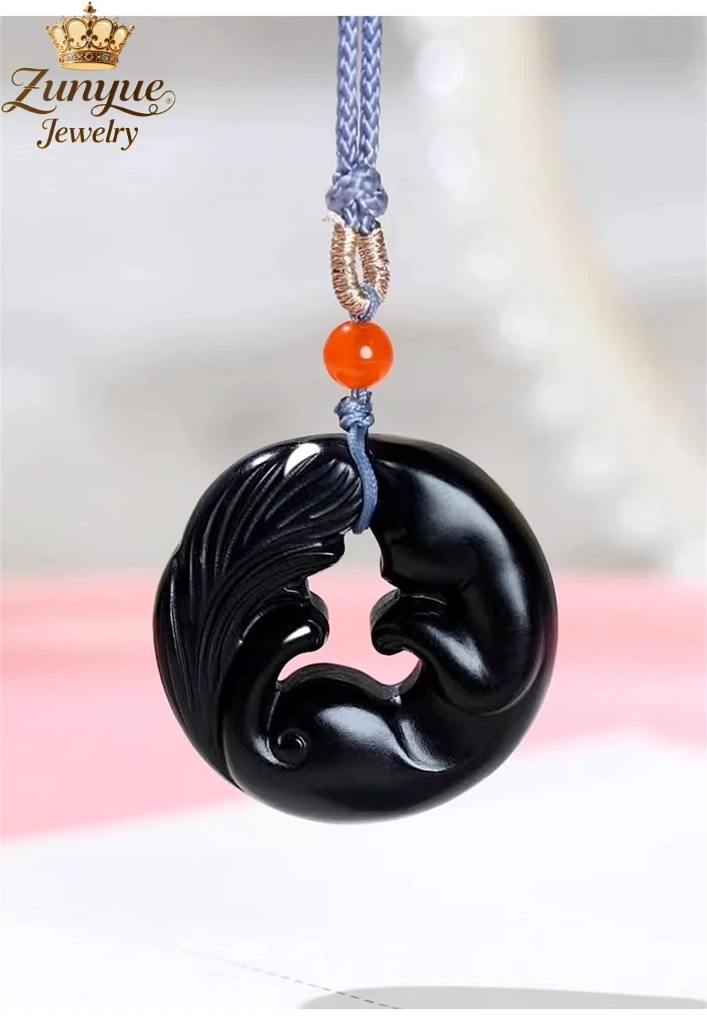 

Высококачественный натуральный нефрит Хэтянь, черный нефритовый кулон с лисой, ювелирные изделия роскошного качества, модные украшения, изысканные подвески, популярные элегантные