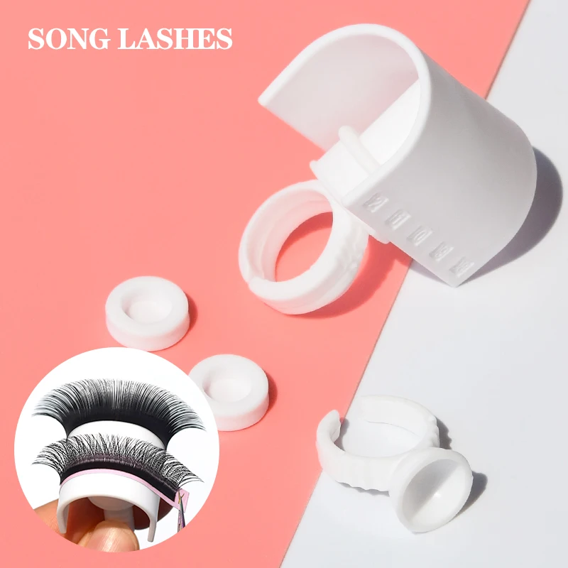 U-Band Lashes Holder Makeup Tools White Color High Quality Separate Lashes Easy To Create Fans