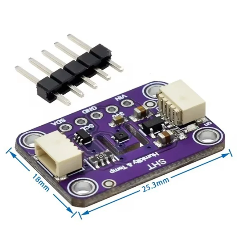 Module de température et d'humidité du capteur de température et d'humidité SHT45 pour interface Qwiic-[Y03A]