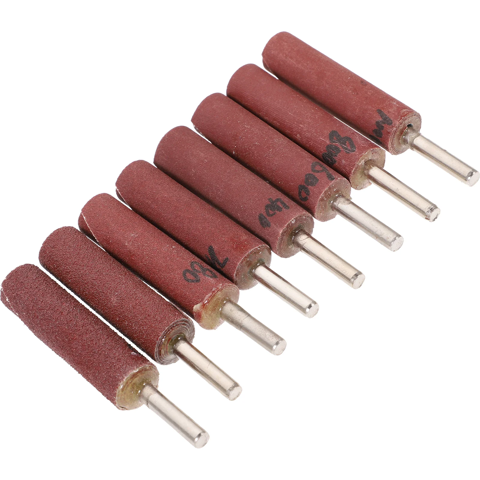 

8pcs 6mm Abrasive Flap Wheel Sanding Drum Die Attachments Rotary Tool Accessories 80 1000 Grit Cylinder Shape High