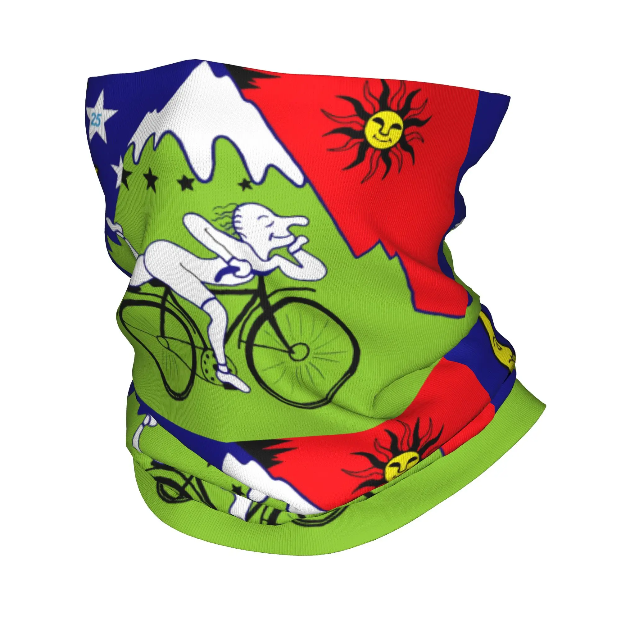 Custom Bicycle Day Bandana Neck Gaiter for Ski Hunting Women Men Wrap Scarf 1943 LSD Balaclava Warmer