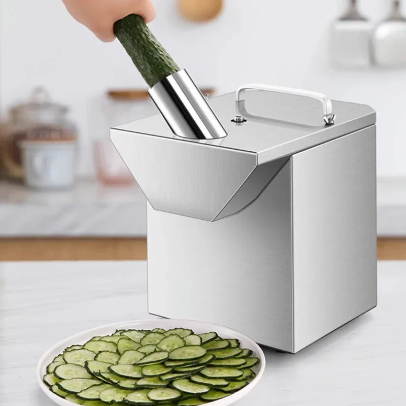 自動多機能電気スライサー,業務用フードプロセッサー,ソーセージカット,コショウ,果物,野菜,斜め,100キログラム/時間