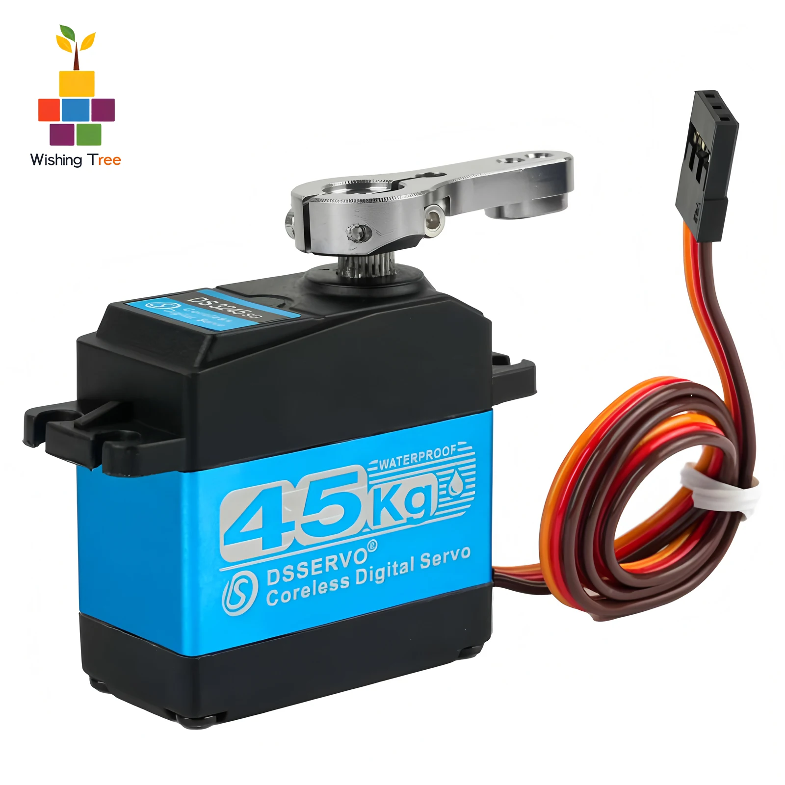DS3245 45KG コアレスデジタルサーボ ステンレススチールギア 8.4V 51kg.cm トルク 防水 1/8 1/10 RC バハカー ロボット用