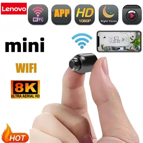 Imagen 2 del producto Minicámara HD de 1080P, videocámara inalámbrica con visión nocturna, detección de movimiento, videocámara de seguridad para el hogar, grabadora de Audio IP