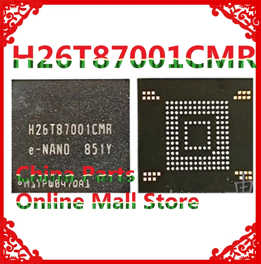 

H26T87001CMR 128GB Motherboard memory font library IC