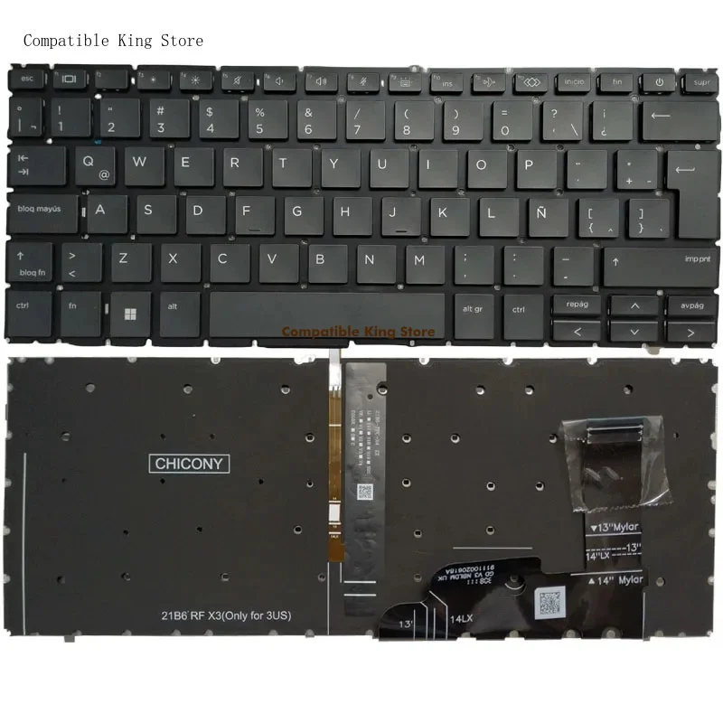 dd For HP ELITEBOOK 845 840 G9 G10 Black Color US/UK/FR/LA/SP/JP/GR Keyboard With Backlight Backlit