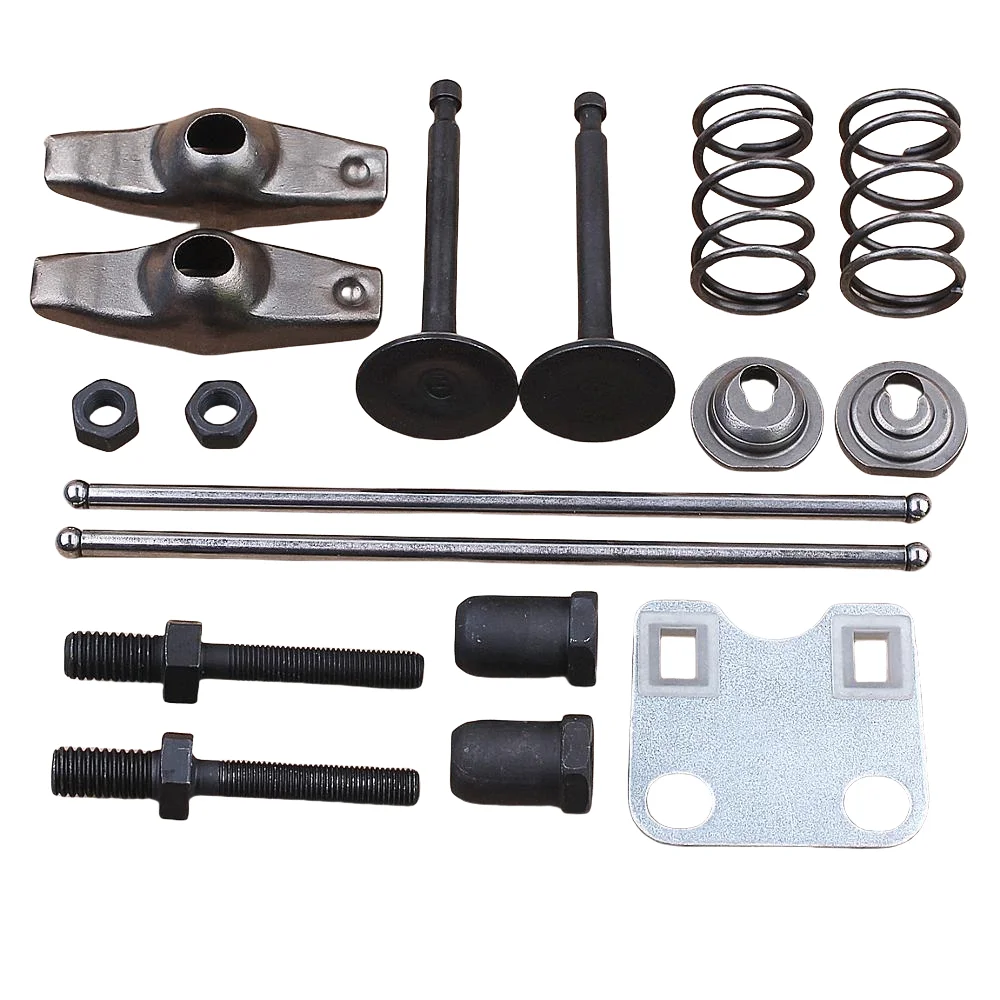 Valve Rocker Arm Push Rod Guide Plate Set for Honda GX160 GX200 5.5HP 6.5HP 168F Generator Water Pump Trimmer Brush Cutter Machi