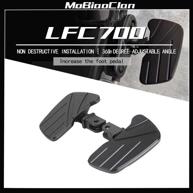 

For BENDA LFC700 LFC 700 lfc700 Motorcycle Front Wide Foot Pegs Pedals Footrest Enlarge Footpeg PEDAL Peg Enlarger Accessories