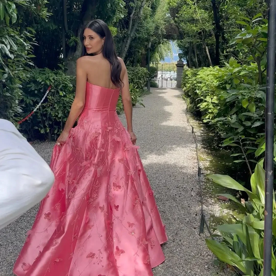 Sweetheart Collar A-Line Women Evening Dresses Simple Prom Gowns Party Vestidos De Noite Exclusivamente Para Mulheres Customized