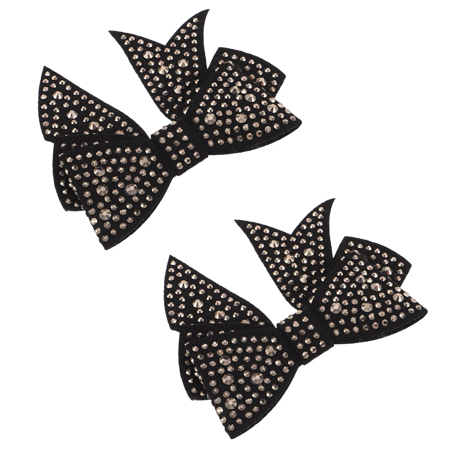 

2 шт. Элегантные украшения для обуви в виде бабочек со стразами, клипсы-бантики для свадебных туфель на высоком каблуке, босоножек, праздничной обуви, блестящие аксессуары
