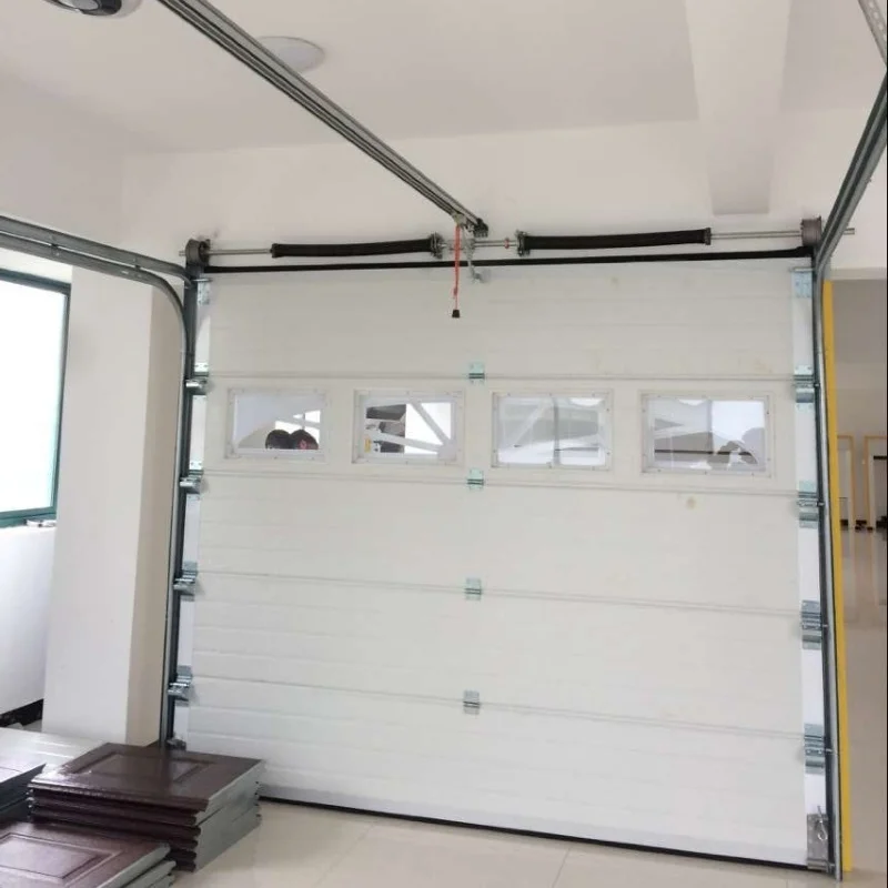 

Custom Automatic Remote Control Aluminium Gate Garage Doo Sectional Garage Door Electric Garage Door