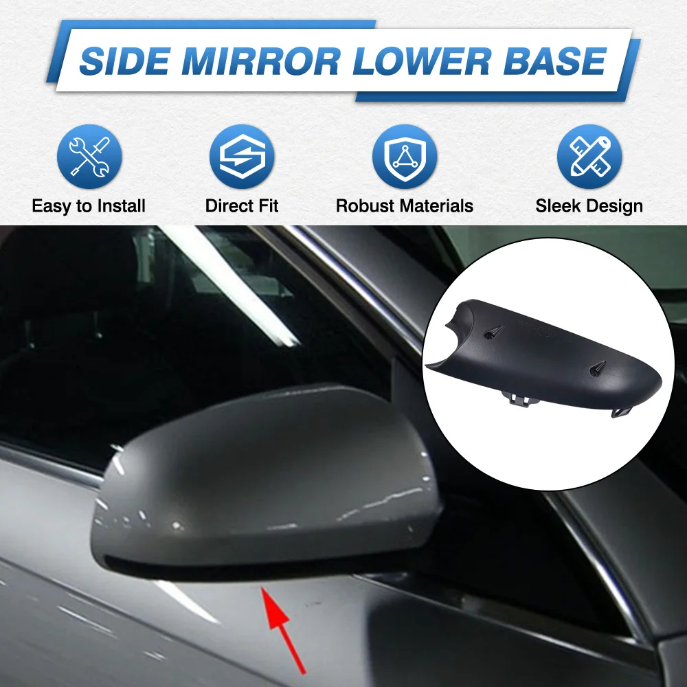 

Applicable to Audi A4 B6 B7 A6L C6 05-08 model rearview mirror bottom housing, rearview mirror bottom housing bottom cover