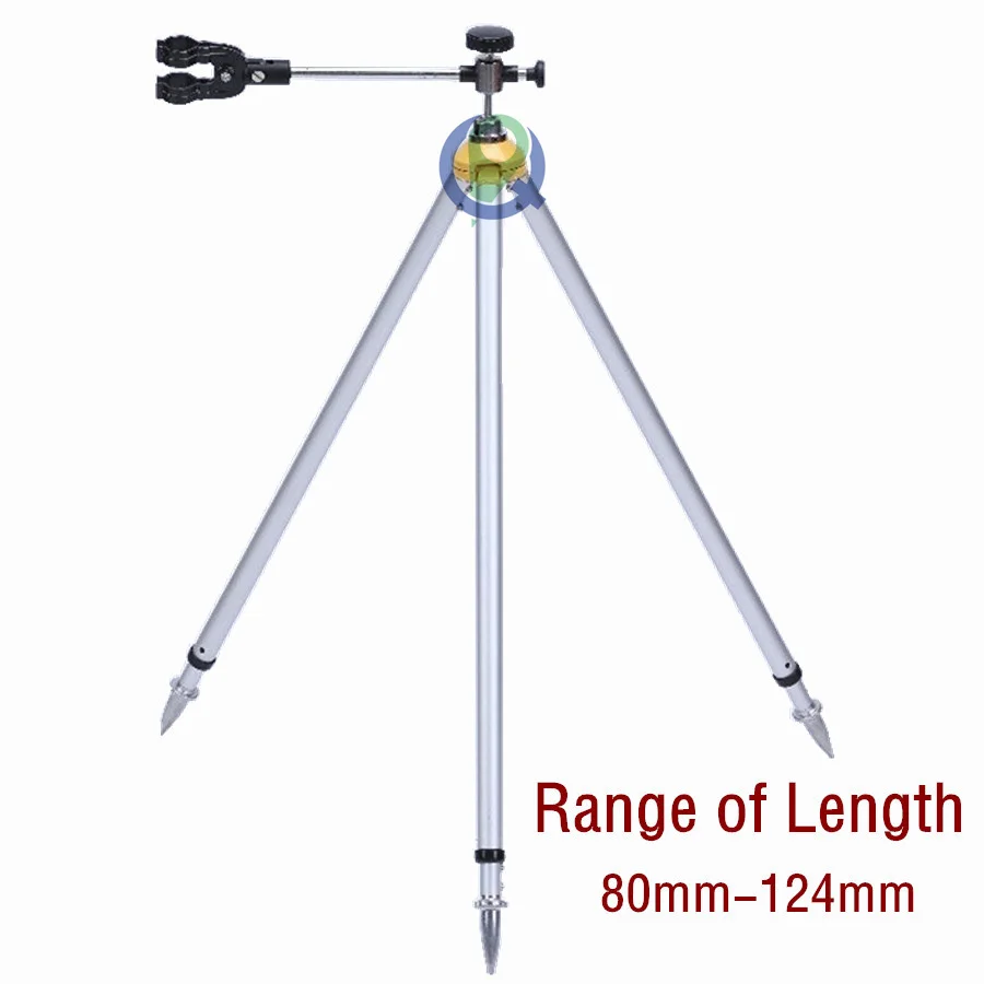 Mini Telescopic Tripod  80mm-124mm Total station Centering Rod Clip Scalable Mini Prism Pole Bracket  Tower Ruler Support