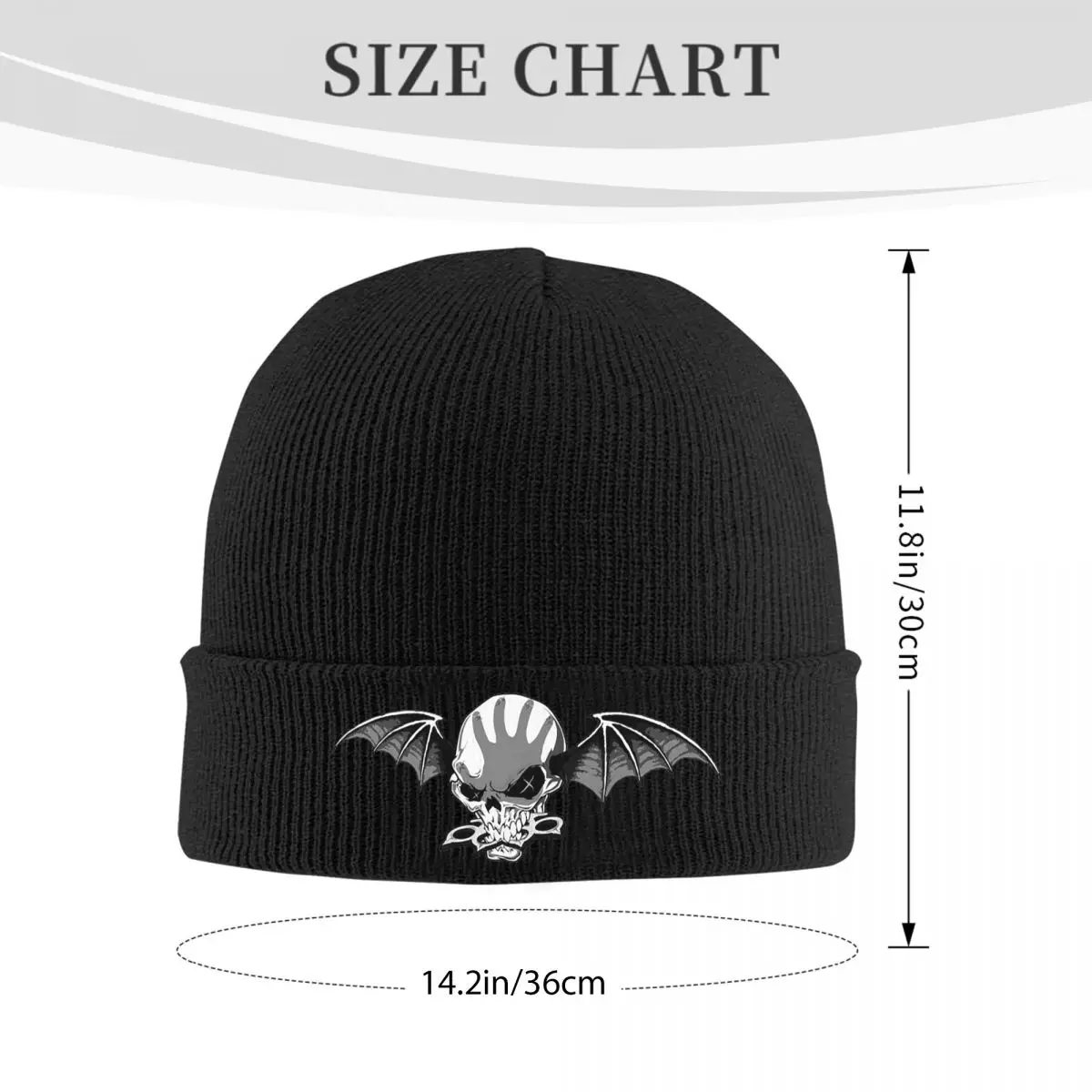 Five Finger Death Punch Warm Knitted Cap Winter Knit Bonnet Hat Skullies Beanies Hip Hop Caps for Unisex