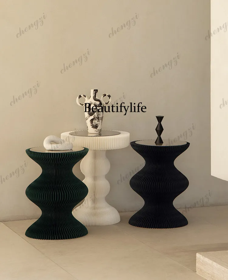 sofa side cabinet side table, coffee table removable light luxury corner table, living room bedroom bedside shelf