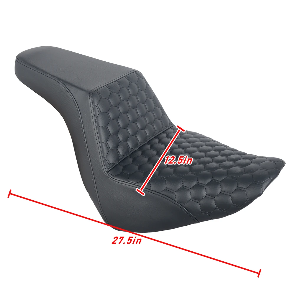 Motorcycle HoneyComb Step Up Seat For Softail Low Rider S Low Rider ST Sport Glide 2018+