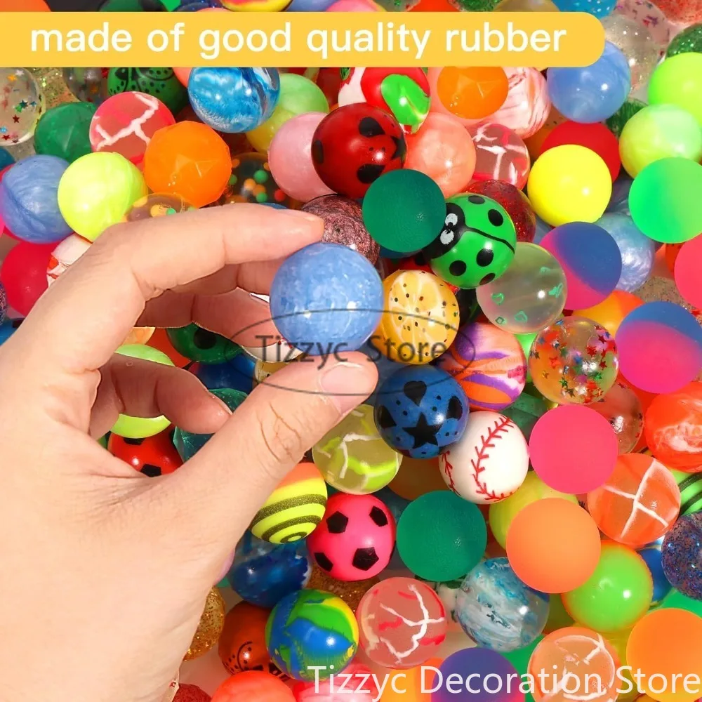 10/20PCS Bouncing Ball Toys Party Favors Birthday Gift Guests Doll Machine Accessory Children\'s Playground Water Buoyancy Ball