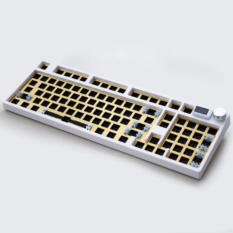 

Комплект трехрежимной механической клавиатуры NJ98-CP V3, индивидуальный комплект клавиатуры RGB с возможностью горячей замены, двойной 8K, магнитный переключатель возврата