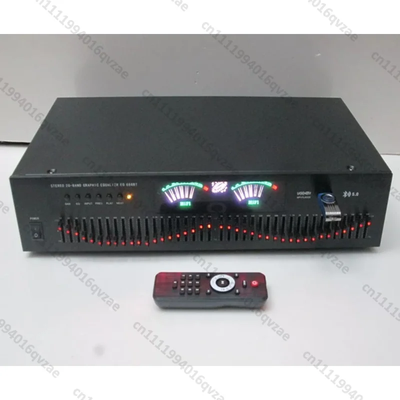 40 Segments 5.0 Lossless Bluetooth Plug-in Card Stereo Eq High School Bass Fever Home Equalizer Tuner Fever