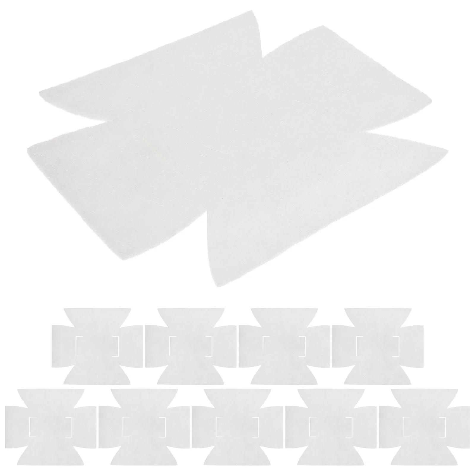 

10Pcs Range Hood Oil Filters Nonwoven Fabric Grease Filter Paper Kitchen Ventilator Accessories Durable Practical Foldable