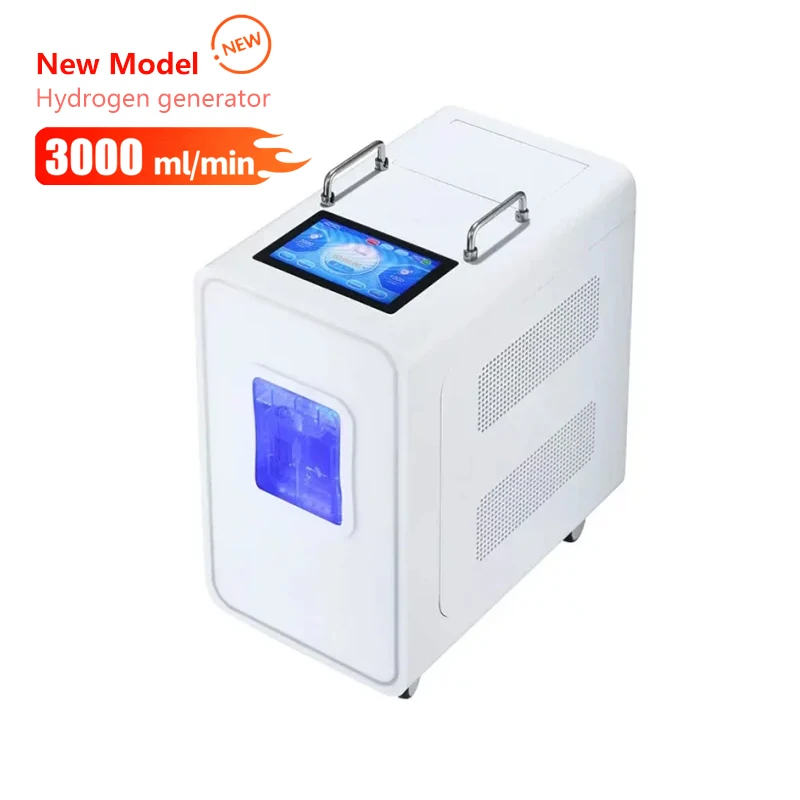 Dropshipping SPE PEM Tech Hydrogen Inhaler High Concentration 1800ml 3000ml HHO Hydrogen Oxygen Brown Gas Generators Machine