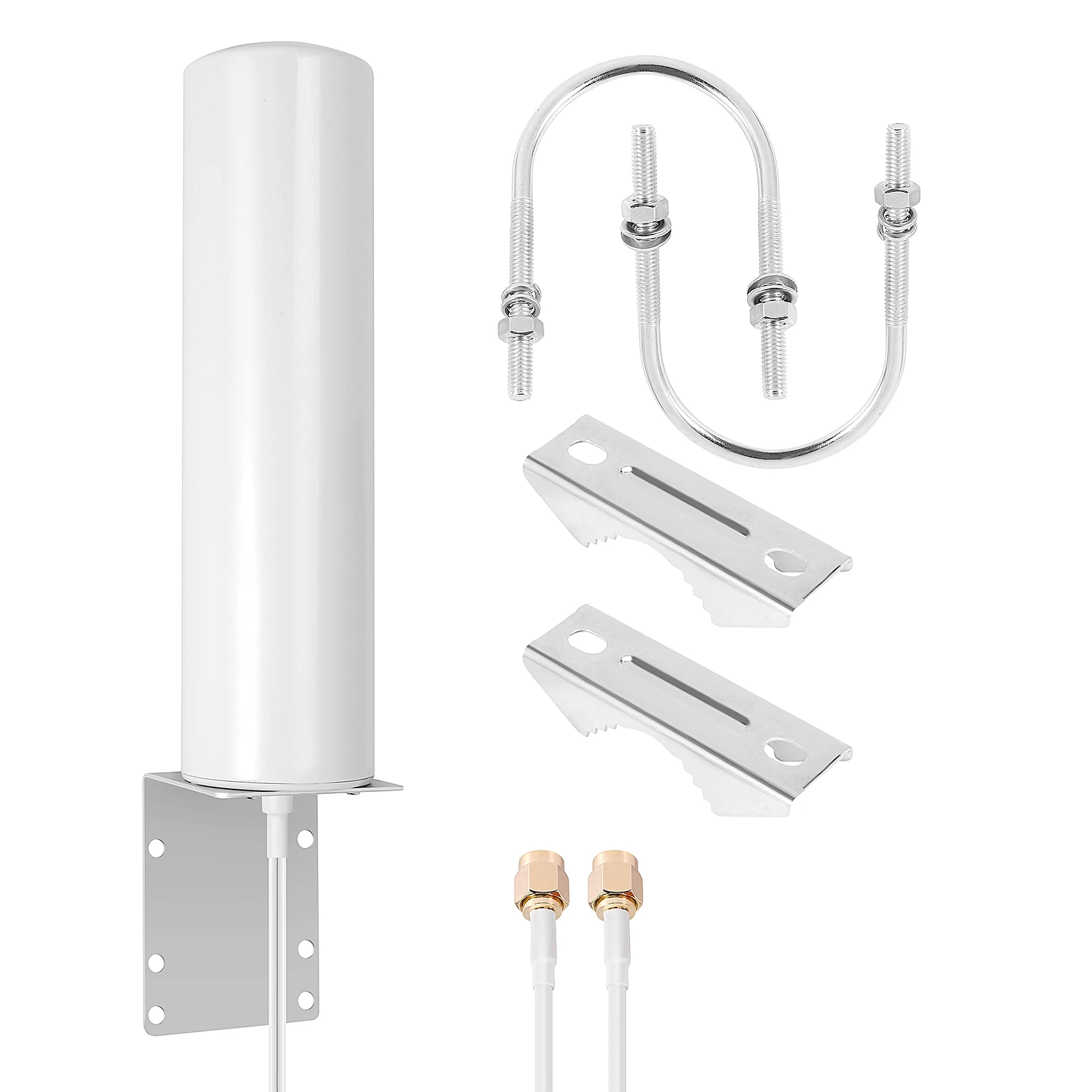 Antena externa para exterior, 3g, 4g, lte, com 5m, conector sma para roteador, modem