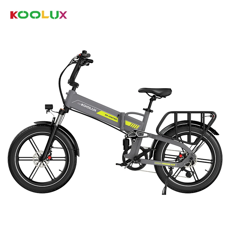 Loaded Bicycle Folding Electric Bike Moped 150kg 20 Inch 750W 2 Seats Lithium Battery 48V Rear Hub Motor 7 Speed