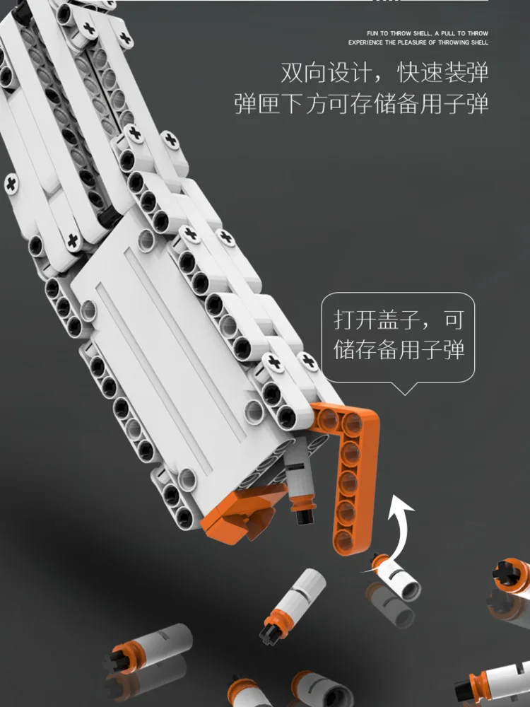 W3 기술 총 키트 군사 WW2 무기 모델 군인 피규어 권총 세트 액세서리 빌딩 블록 소년 장난감 선물