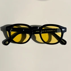 High Quality Clip Sunglasses Man Johnny Depp Lemtosh Polarized Sun Glasses Woman Luxury Brand Vintage Acetate Frame Dropshipping