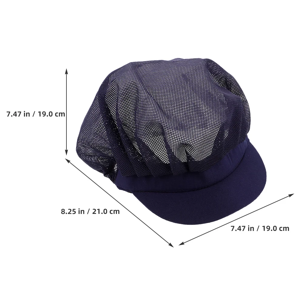 2 Stück Unisex-Kochmützen, atmungsaktive Netzkappen für die Küche, Kochservice, Bäcker, Kellner, professionelle saubere Arbeitskappe