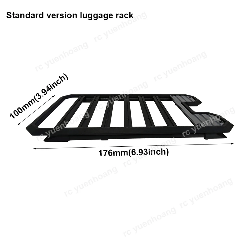 For MN300 1/12 RC Crawler Car Simulated Luggage Rack+Storage Box Set 3D Printed Roof Carrier Modify Upgrade Decoration Accessory