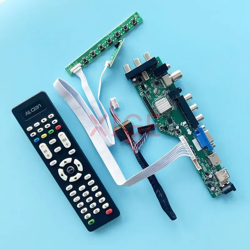 Controller Driver Board Fit N173HGE B173HW01 B173HW02 2AV+USB+DHMI+VGA 1920x1080 Kit LVDS 40 Pin 17.3