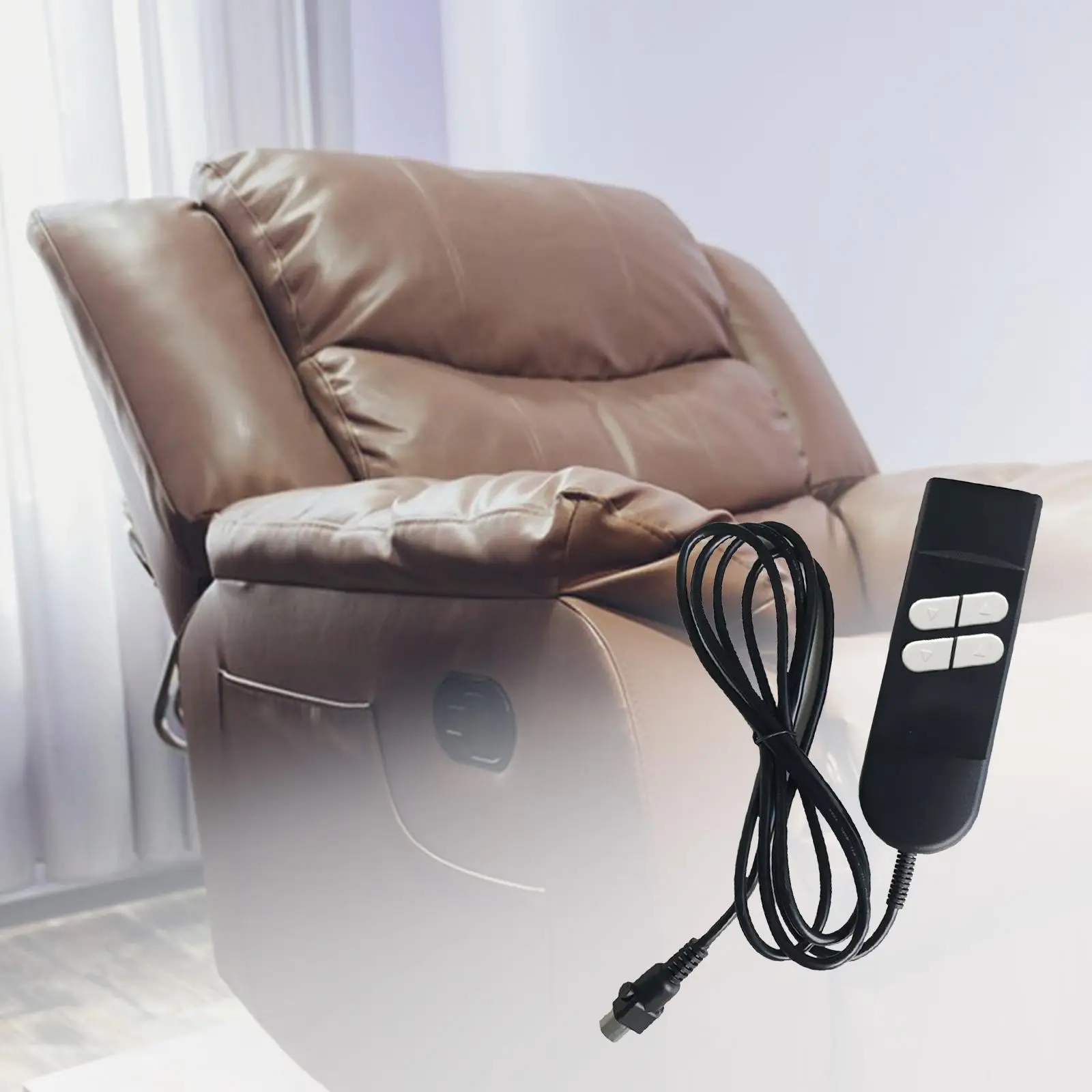 

4 кнопки, ручной пульт дистанционного управления, Электрический сенсорный переключатель для диванов, подъемных стульев, Электрическое Кресло С Откидывающейся Спинкой