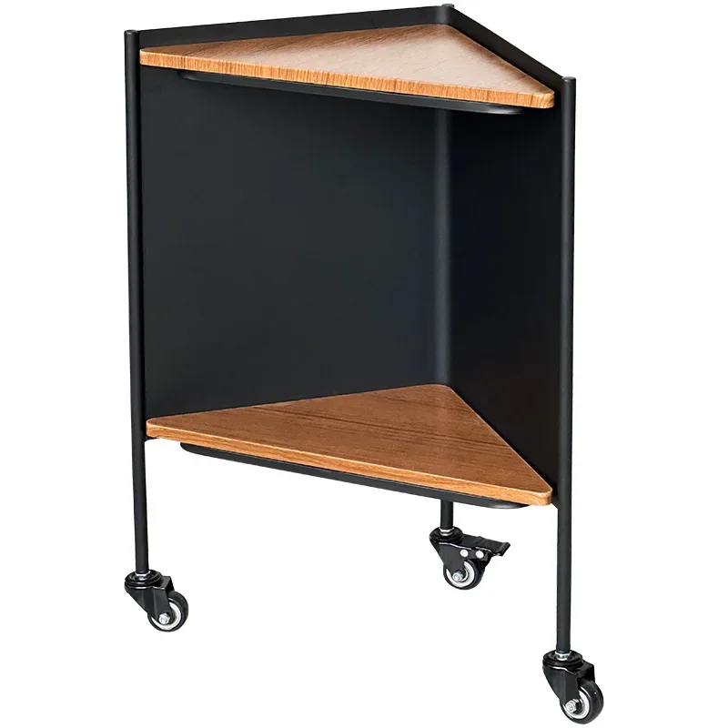 Nordic creative triangular storage trolley living room can move the sofa side a few storage corner a few bedroom bedside table