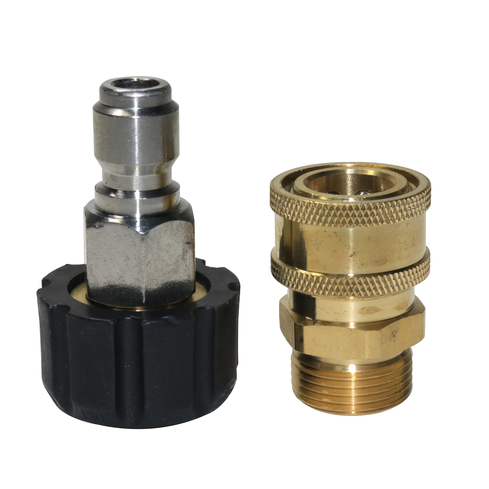 

Набор адаптеров для мойки высокого давления, поворотные муфты M22-14 мм/15 мм на 1/4, быстрый сцепч для мойки высокого давления и шланга