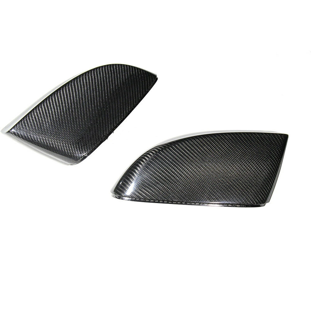 Carbon Fiber Mirror Cover Car Exterior Rear View Caps Reverse Shell Replacement For Maserati Ghibli Quattroporte 2017-2023