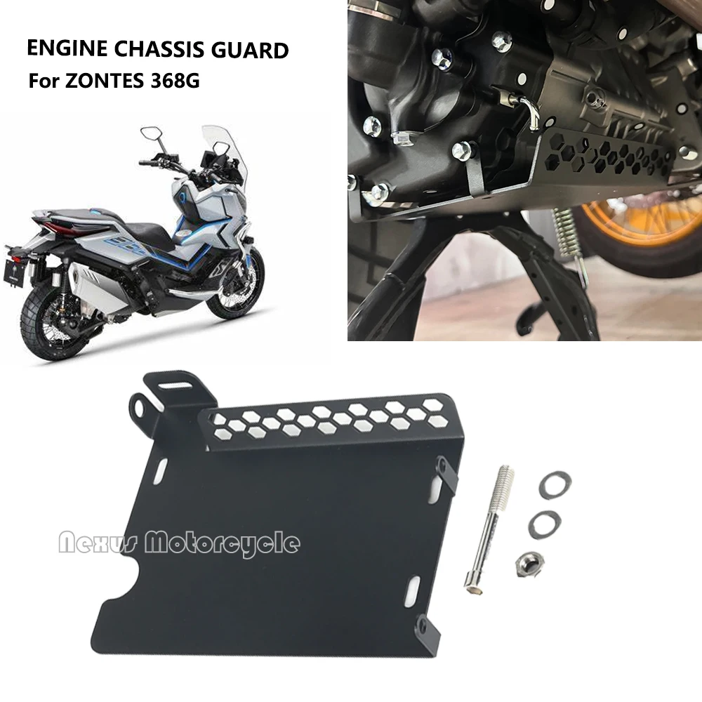 For ZONTES 368G Engine Lower Base Chassis Guard Cover Body Fairing Chassis Protection Shield Cover  368 G 368-G G368 Motorcycle