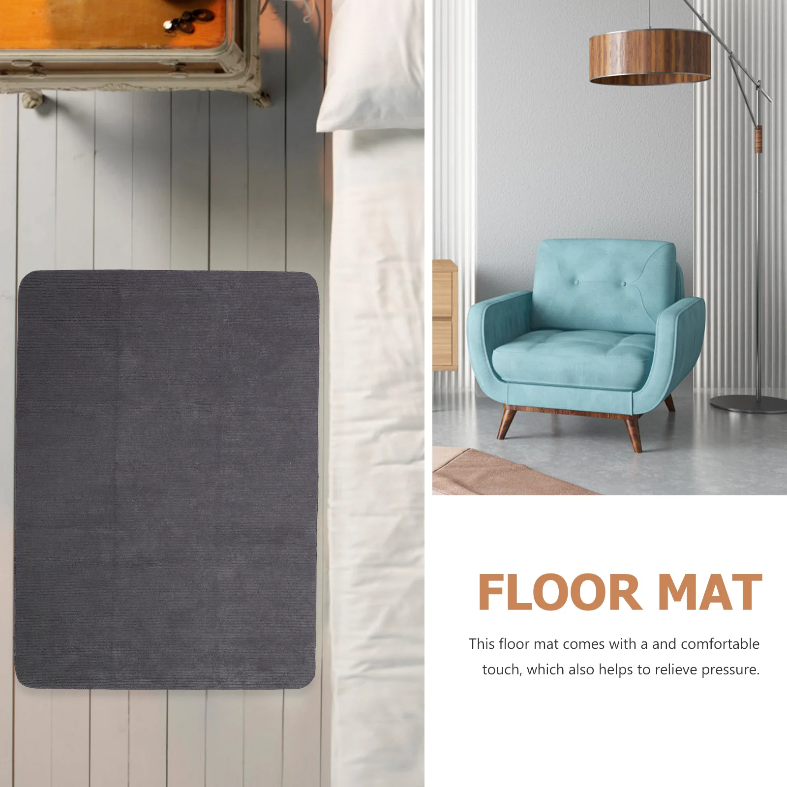 

Коврик для стула из твердой древесины, противоскользящий, с шумоподавлением, удобный на ощупь, режущий коврик для офисного стола для стульев на колесиках 120x90 см