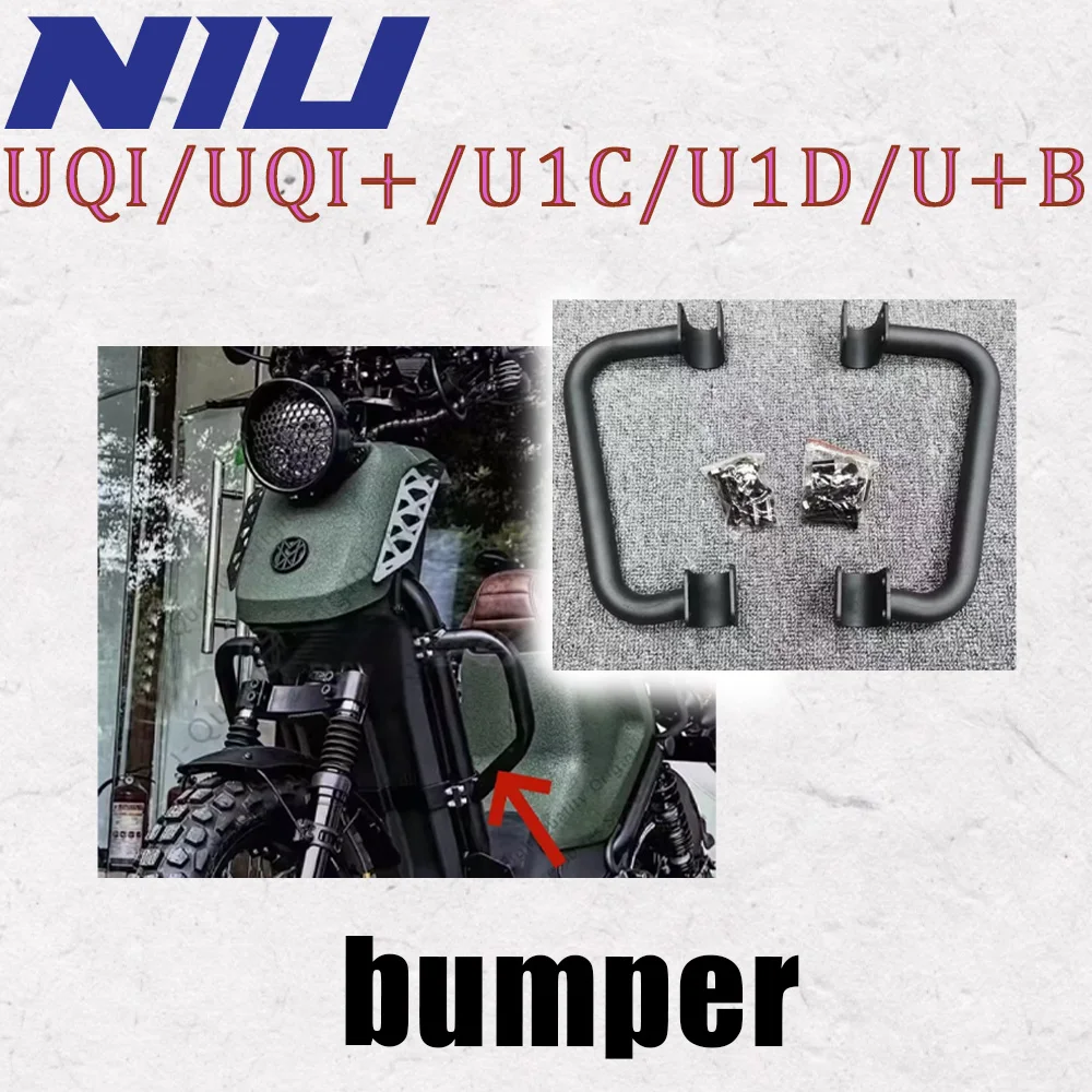 

Fit NIU UQI \ Engine Guard Engine Guard Crash Bar Protection Bumper Guards For NIU UQI / UQI+ / U1C / U1D / U+B