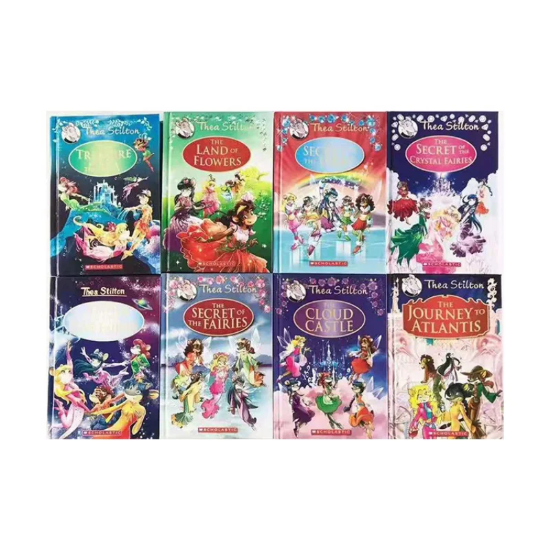 

8 Books Female Geronimo Stilton Thea Stilton Special Edition Picture Storybook Kids English Bridge Chapter Comic