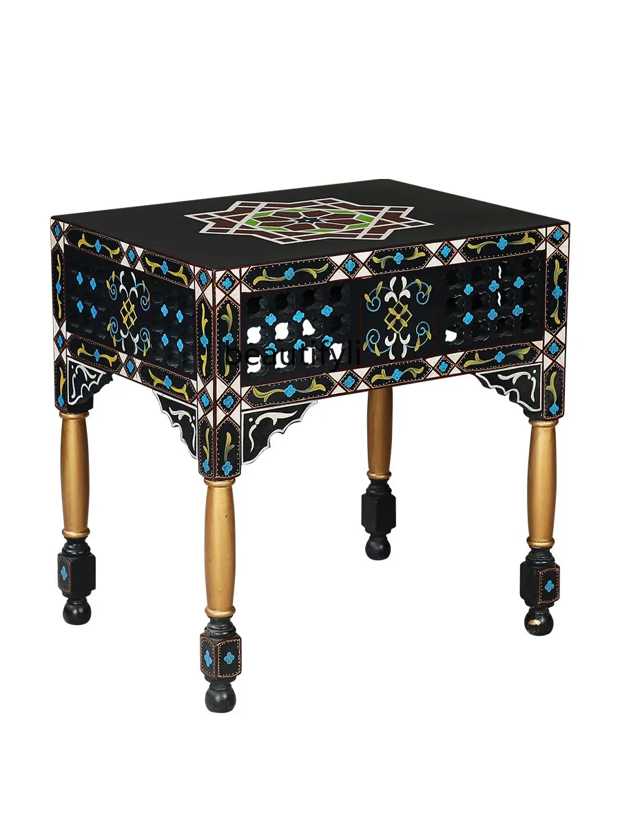 

Southeast Asian Style Solid Wood Carved Tea Table Tea Table Side Table Featured Furniture