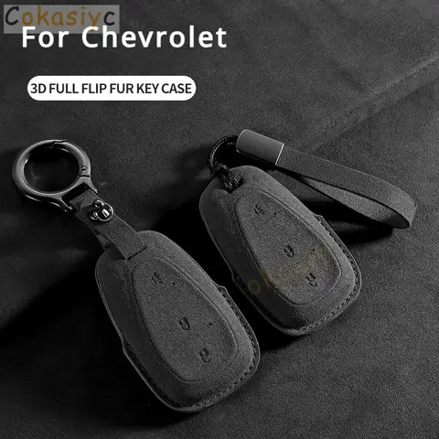 Chevrolet Chevy Malibu Camaro Cruze Traverse Spark Equinox 소닉 볼트 스웨이드 자동차 키 체인 자동차 키 케이스 커버 보호 쉘