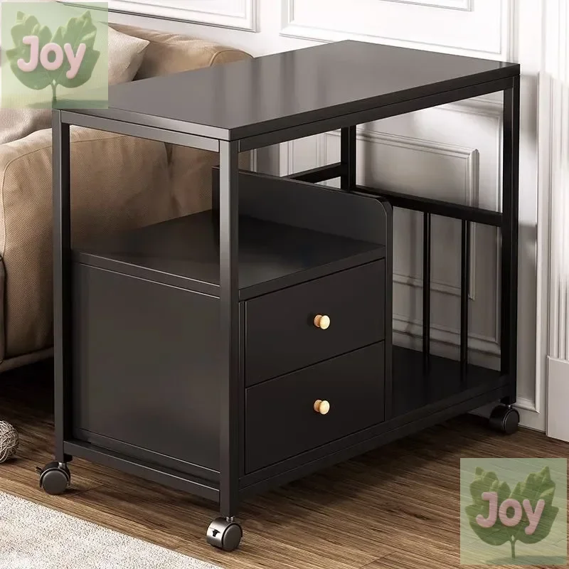 

Side few living room mobile cabinet with wheels small tea table tea cabinet sofa balcony small table small coffee