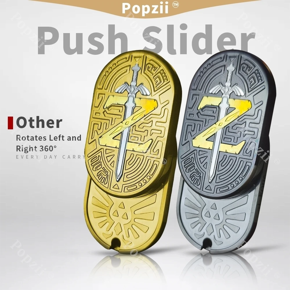 

Titanium alloy Rotates Left and Right 360° Stress Relief toys Mechanical Multi Orbit Push Slider Table Ornament Fidgeting toys