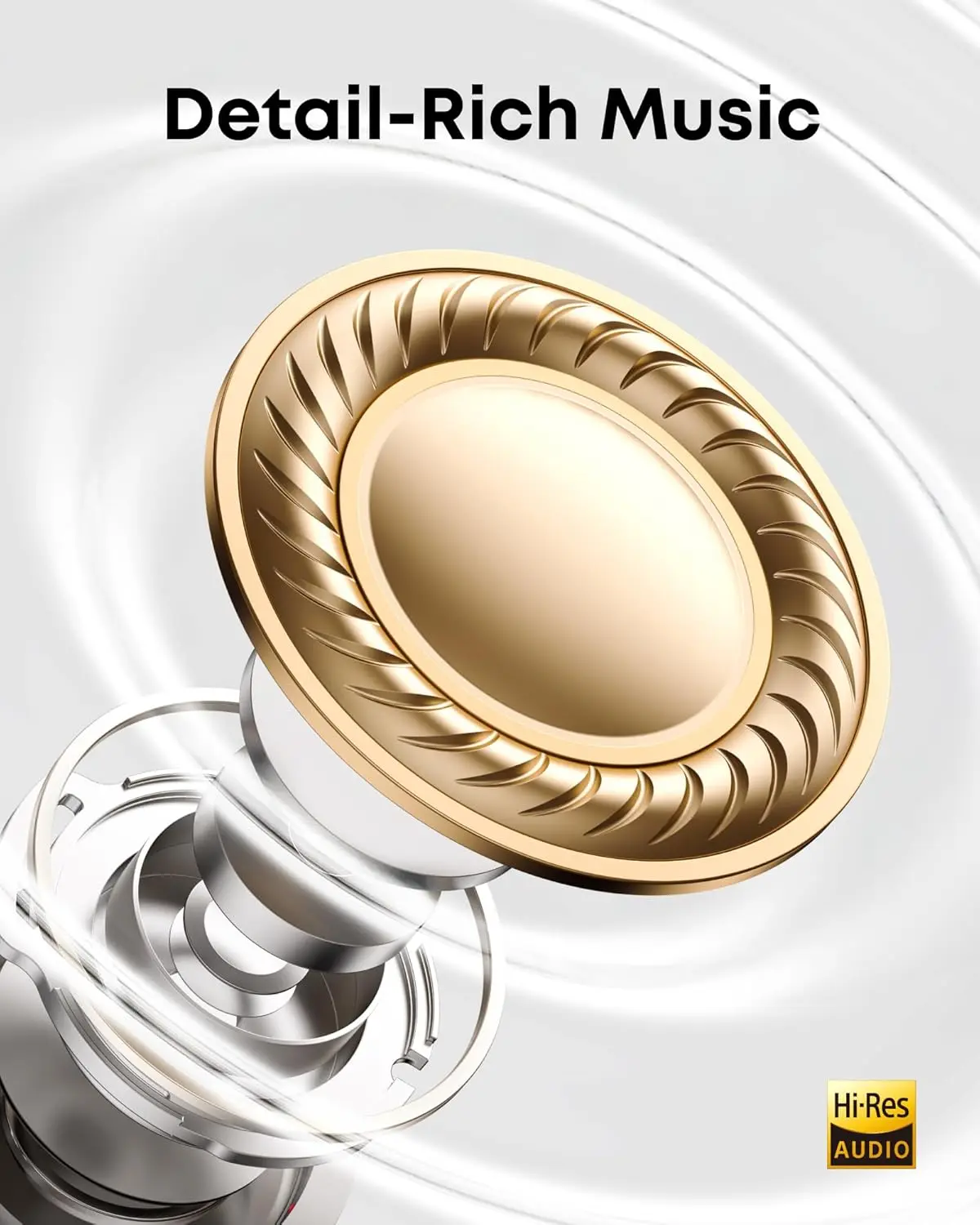 

Hybrid Active Noise Cancelling Headphones with Multiple Modes, Hi-Res Sound, Custom EQ via App, 50H Playtime