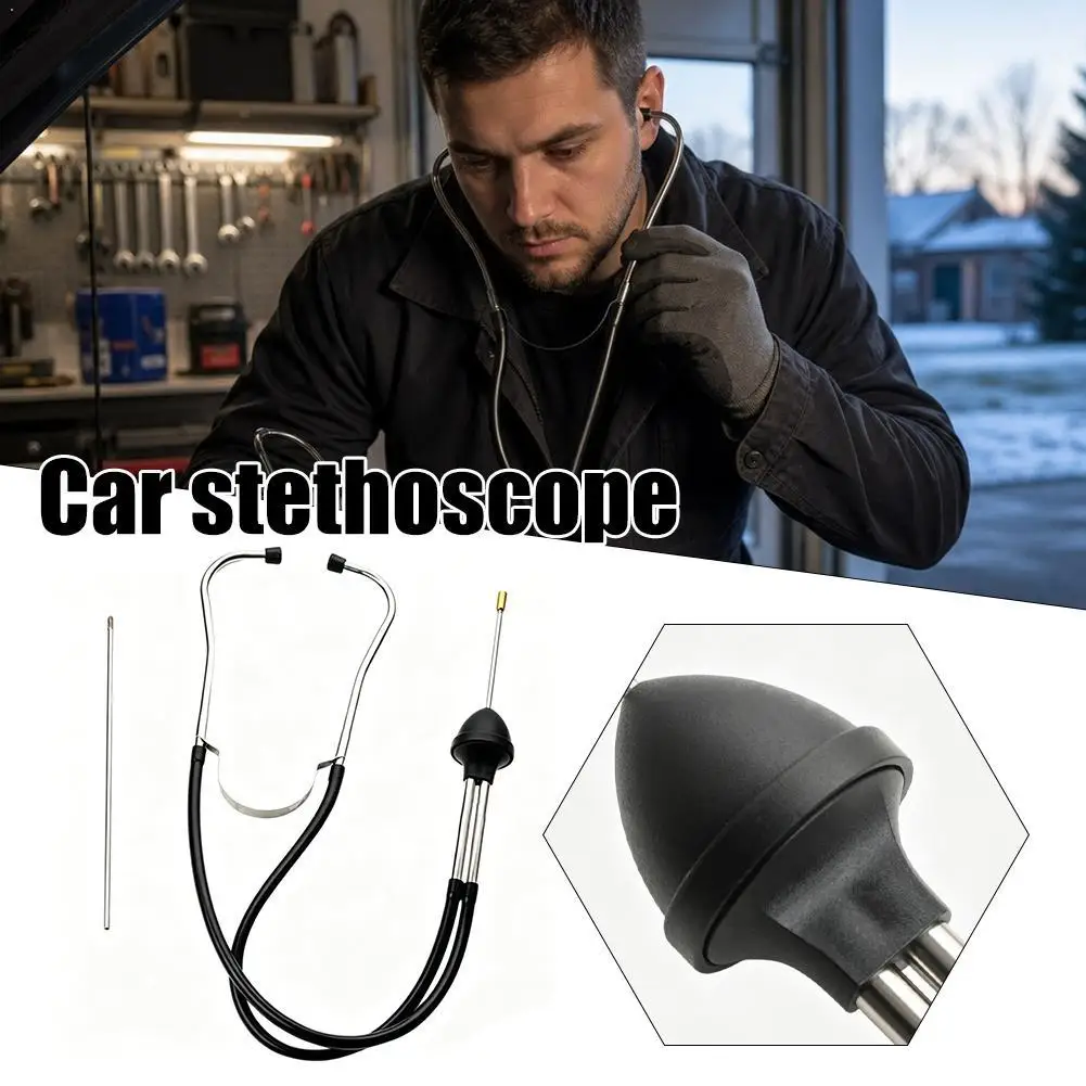 Auto Cylinder Stethoscope Mechanics Stethoscope Car Engine Block Diagnostic Automotive Hearing Tool Automotive Diagnostic Tools