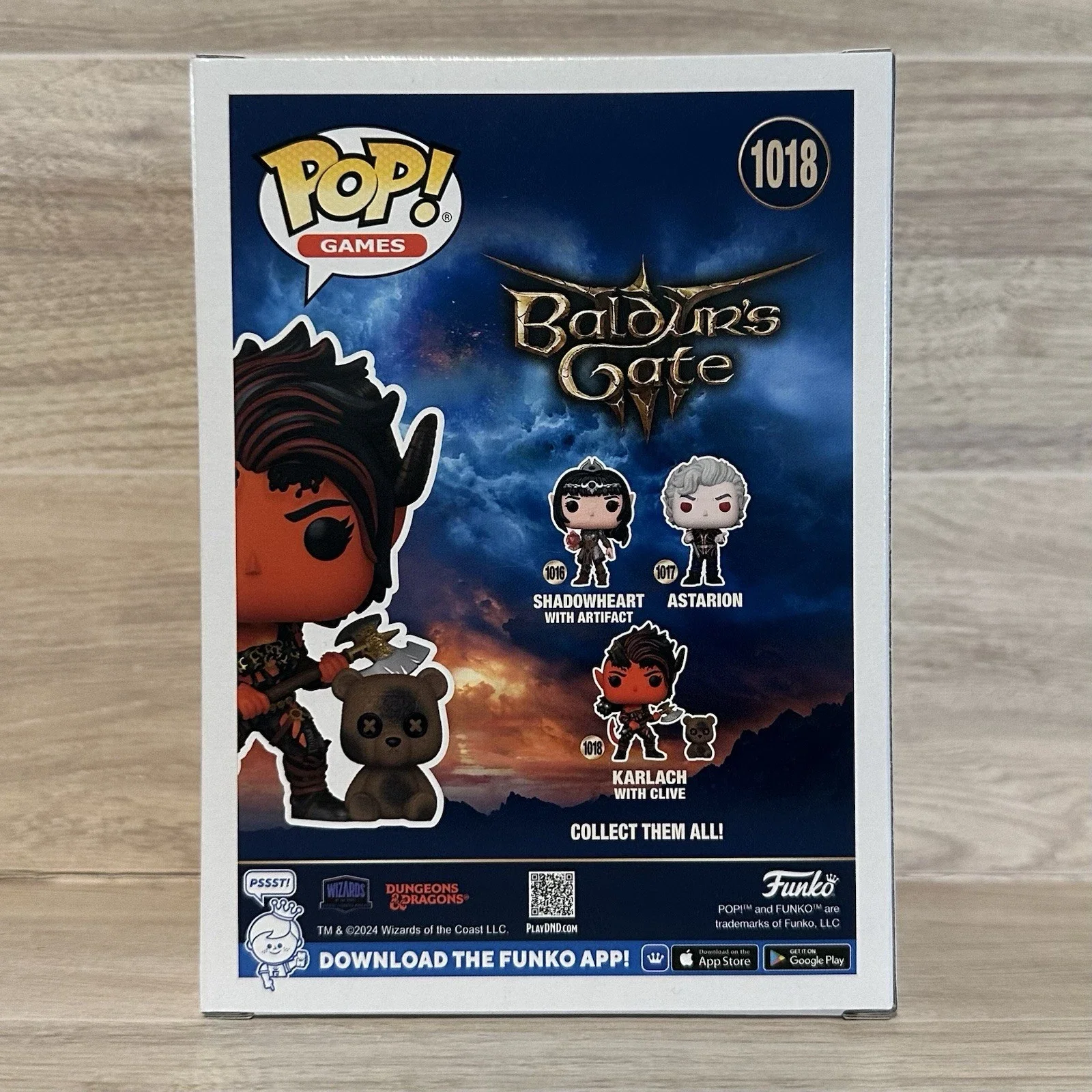 Gioco Baldur's Gate3 Figura Karlach con figure d'azione Clive # 1018 Funko Pop Figurine da collezione in edizione limitata modello giocattolo regalo